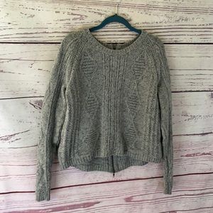 Madewell 100% merino wool zip-up sweater